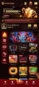 Play card games, slots, and casual challenges in XX5 GAME APK to win real cash prizes